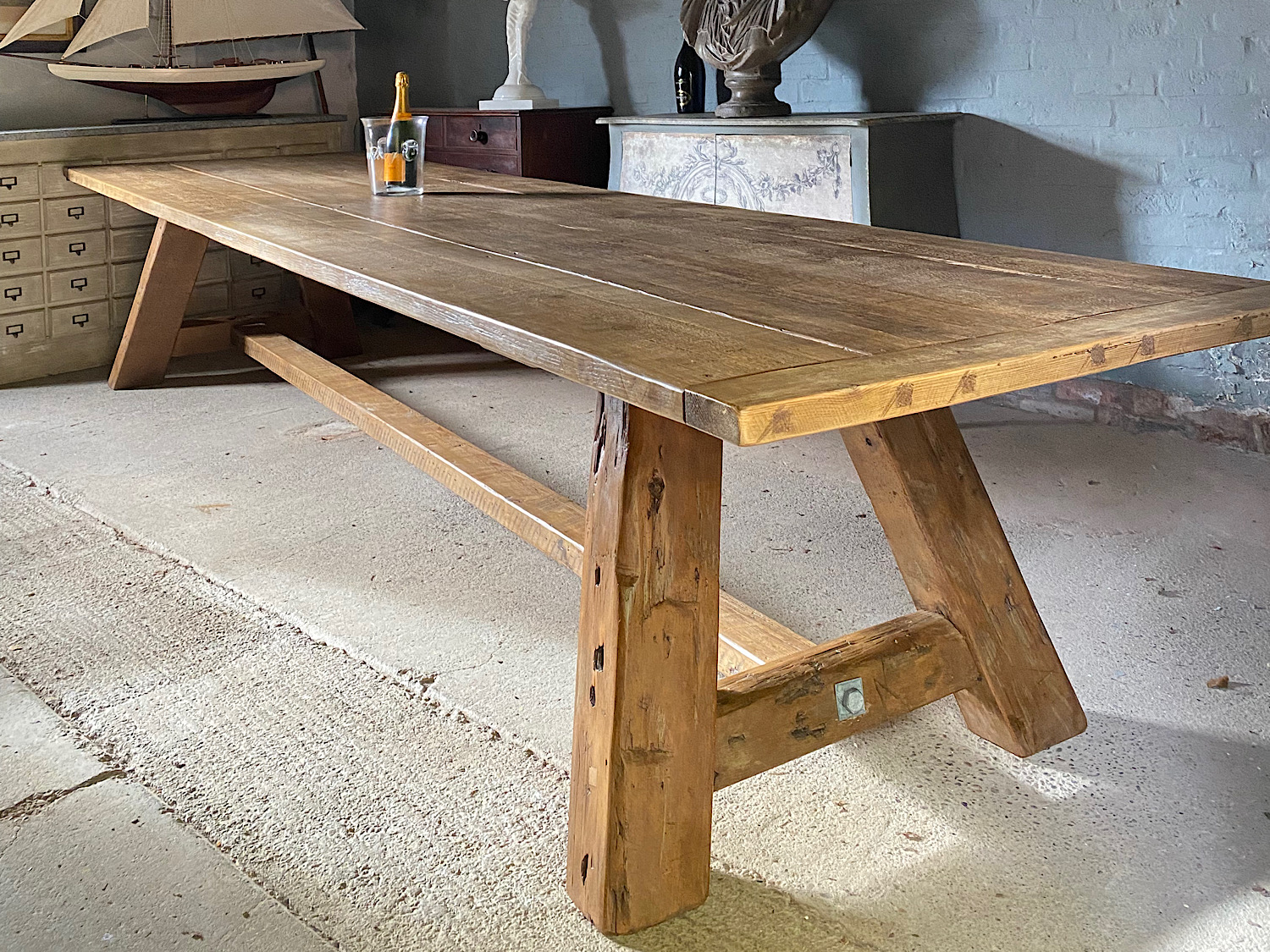Large Refectory Dining Table